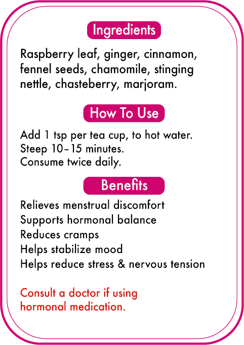 Flow-Ease PMS & Hormonal Balance 16$ 75g - 25$ 150g