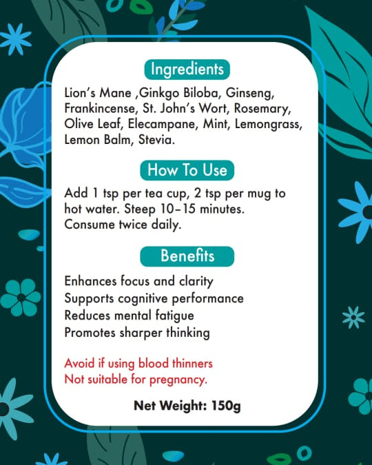 Neuro-Focus – Brain & Focus Support 17$ 75g - 27$ 150g