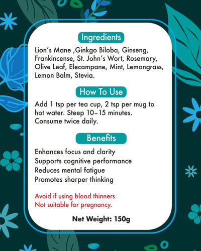 Neuro-Focus – Brain & Focus Support 17$ 75g - 27$ 150g